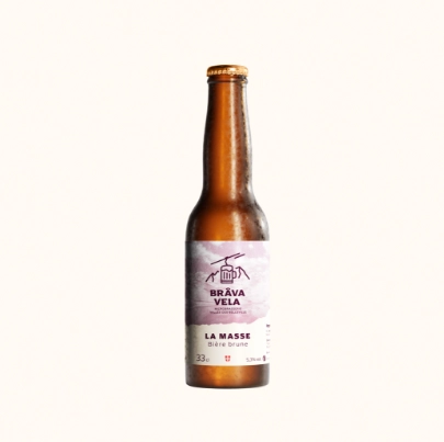 Bière brune de notre brasserie savoyarde : La Masse